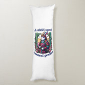 竹林に棲む侍うさぎ ボディピロー (裏面 (縦))