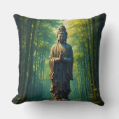 竹林に禅 クッション (正面)