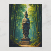 竹林に禅 ポストカード (正面)