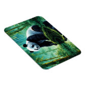 竹林のジャイアントパンダ マグネット (右側)