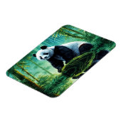 竹林のジャイアントパンダ マグネット (左側)