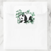 竹林のパンダ スクエアシール (バッグ)