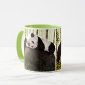 竹林のパンダ マグカップ (正面左)