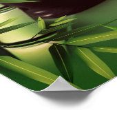 竹林のポスターにかわいいパンダ ポスター (角)