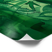 竹林の水彩 ポスター (コーナー)