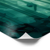 竹林の水彩 ポスター (コーナー)