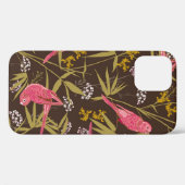 竹林の美しい手描きオウム Case-Mate iPhoneケース (裏面 (横))