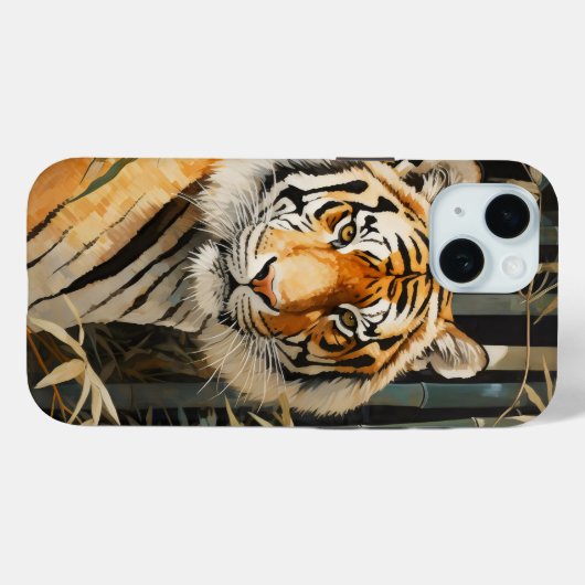 竹林の虎 Case-Mate iPhoneケース (裏面 (横))