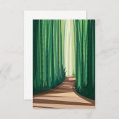 竹林 サンキューカード (正面/裏面)