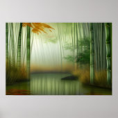 竹林 伝統的中国の絵画| ポスター (正面)