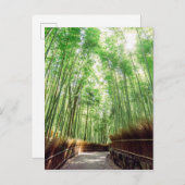 竹林 |嵐山，京都 ポストカード (正面/裏面)