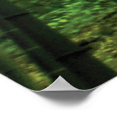 竹林 – 禅美術(Piece 1 of 3) ポスター (角)