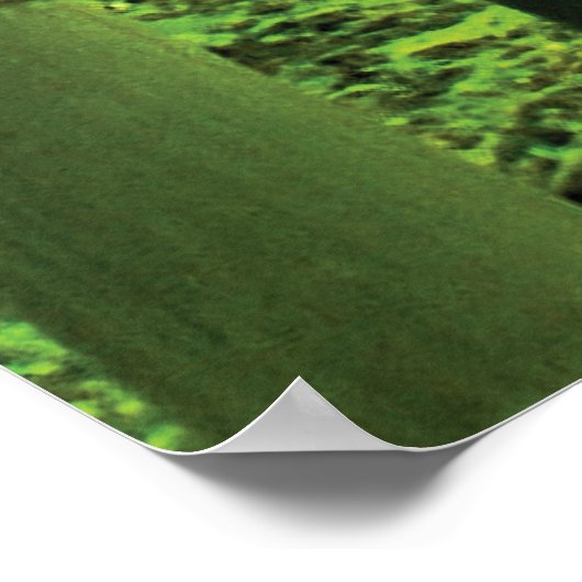 竹林 – 禅美術(Piece 2 of 3) ポスター (角)