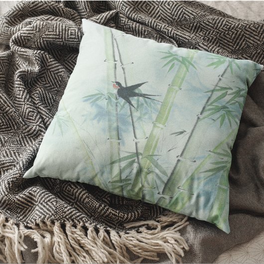 竹林 – 緑 クッション