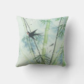 竹林 – 緑 クッション (裏面)