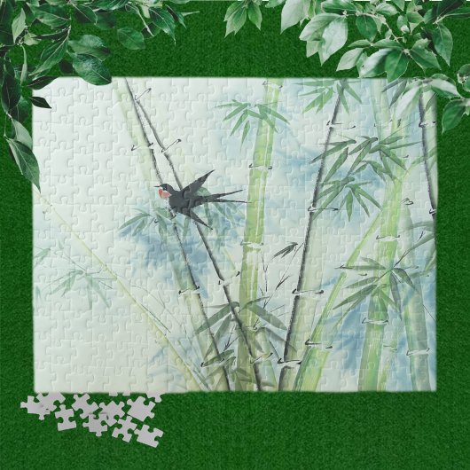 竹林 - 緑 ジグソーパズル
