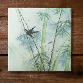 竹林 – 緑 タイル