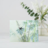 竹林 – 緑 ポストカード (スタンド正面)