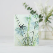 竹林 – 緑 ポストカード (スタンド正面)