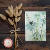 竹林 – 緑 ポストカード