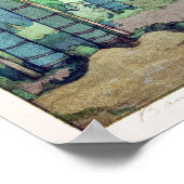 竹林, Bamboo grove, Hiroshi Yoshida, Woodcut ポスター (角)