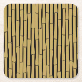 竹柄 スクエアペーパーコースター