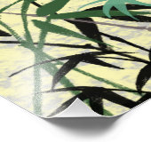 竹柄、竹葉の芽 フォトプリント            (角)