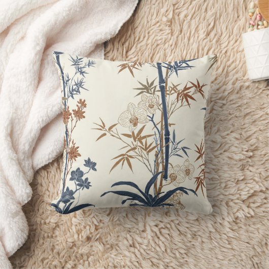 竹植物枕 クッション (ブランケット)