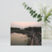 竹橋、ガンジス、西ベンガル、インド ポストカード (スタンド正面)