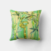 竹水はっきりした色装飾用クッション クッション (裏面)