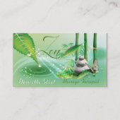 竹池禅セラピスト名刺 予約カード (正面)