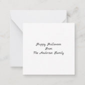 竹石碧峰『月に先んじる蝙蝠』 ノートカード (裏面)