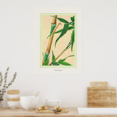 竹竹~ヴィンテージ日本のファインアートプリント ポスター (キッチン)