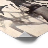 竹筆Hsu Wei ポスター (角)