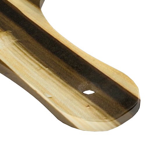 竹素朴モノグラム縦線パターン カッティングボード (角)