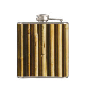 竹素朴モノグラム縦線パターン フラスク (裏面)