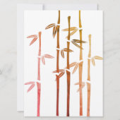 竹結婚の 招待状 (裏面)