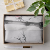 竹絵を描とさくらんぼの花 薄葉紙 (ギフト)