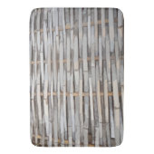 竹織り籠の作業背景 バスマット (正面縦)