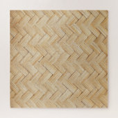 竹織抽象芸術テクスチャ背景。 ジグソーパズル (横)