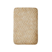 竹織抽象芸術テクスチャ背景。 バスマット (正面縦)