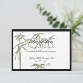 竹美しい結婚披露宴 招待状 (スタンド正面)