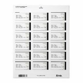 竹美しい ラベル (フルシート)