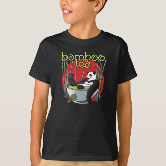 竹茶パンダTシャツ Tシャツ (正面)