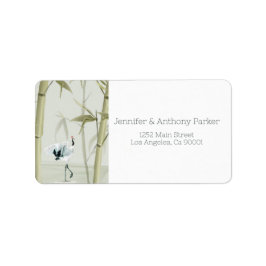 竹草及びエキゾチック・クレーン ラベル