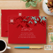 竹葉の二つ中国のの幸せ