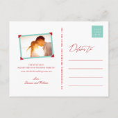 竹葉の幸せ写真デートを保存 案内ポストカード (裏面)