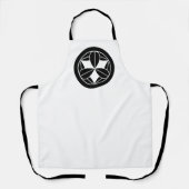 竹葉九輪 エプロン (正面)