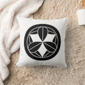 竹葉九輪 クッション (ブランケット)