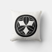 竹葉九輪 クッション (正面)